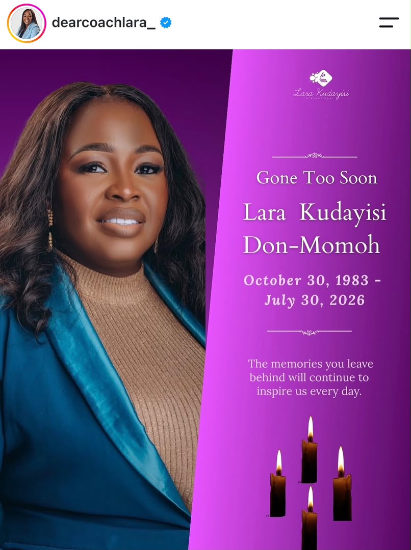 Late gospel singer, Kefee?s ex-husband , Teddy Don Momoh?s loses current wife, Coach Lara, two weeks after welcoming their first child together